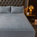 [Leve 2 Pague 1] Roupa de Cama Aconchego Veludo de Gelo em Algodão (Sensação Única de Conforto e Elegância!) +BRINDES: 2 Capas Para Travesseiros